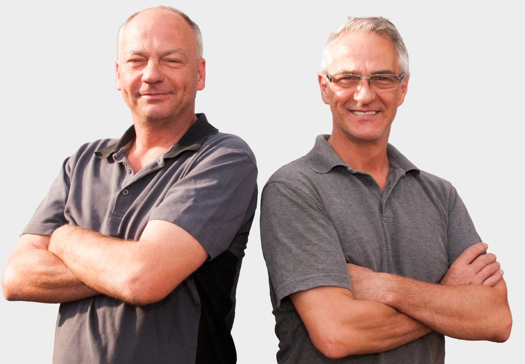 Geschäftsführer Rene Fenske und freier Mitarbeiter Mario Fenske Geschäftsführer Rene Fenske und freier Mitarbeiter Mario Fenske